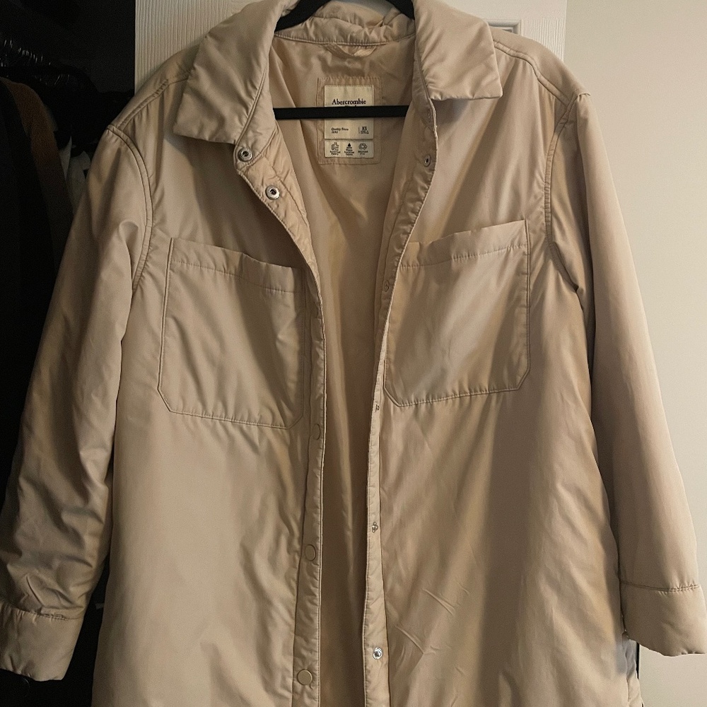 Abercrombie & Fitch Nylon Shirt Jacket / Shacket
